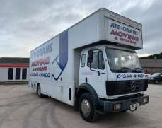 1995 Mercedes Benz 1820 18 Tonnes Box Lorry or As Flat Bed